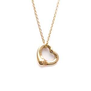 TIFFANY Authentic 18k Gold Heart Necklace